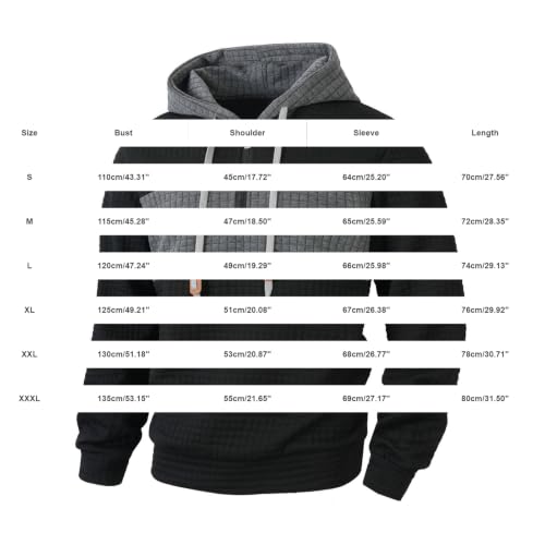 Sudadera para el tiempo libre con capucha ajustable y corte holgado masculino 5
