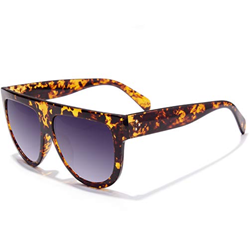 GQUEEN Occhiali da Sole Donna Large Oversize