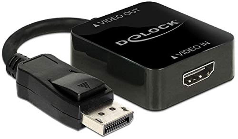 DeLOCK 62712 0,15 m Mini DisplayPort Nero Cavo video HDMI-Adattatore video adattatori cavo da Mini DisplayPort/HDMI, maschile o femminile, nero/Oro)