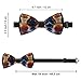 RIMENCH Men Bow Tie Elegant Bow Ties Stylish Bow Ties for Wedding, Tuxedo, Party, Dress up, Christmas Fashion Necktie Cool Basketball Court Bow Ties