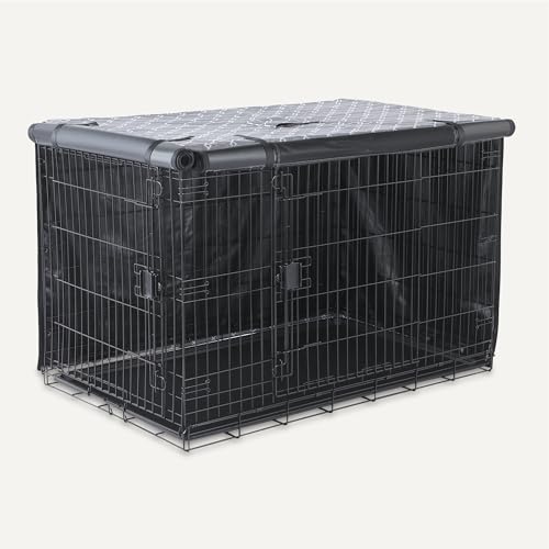 Amazon Basics Dog Cage Covers, Crate Covers for Dog Cages, 48 inches - Image 4