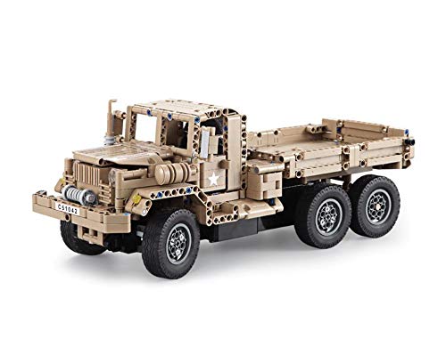 Preisvergleich Produktbild CaDA C51042W Ferngesteuerter Technik Militärlaster (großes Fahrgestell) 2,4 G - 545 Teile