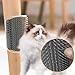 Vabrloy 2 Pack Cat Self Groomer,Cat Self Grooming Corner Scratcher with Catnip,Massage Comb Brush for Long & Short Fur Cats Dogs