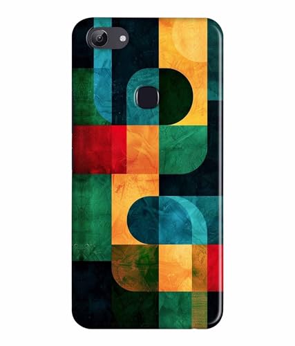 Image of Pattern Colorful Printed Hard Back Case Cover & Compatible for Vivo Y81 (Multicolor) - D1812
