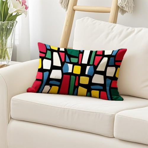 Housse de coussin 50 x 100 douce avec fermeture éclair invisible - 3