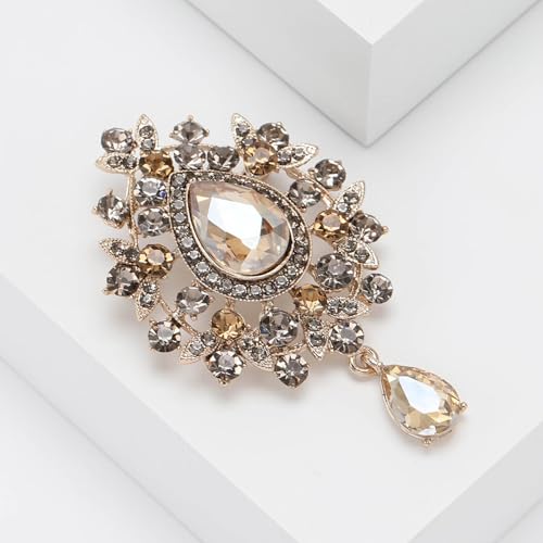 Broche para mujer accesorio de joyería de moda para ropa y bufanda 4