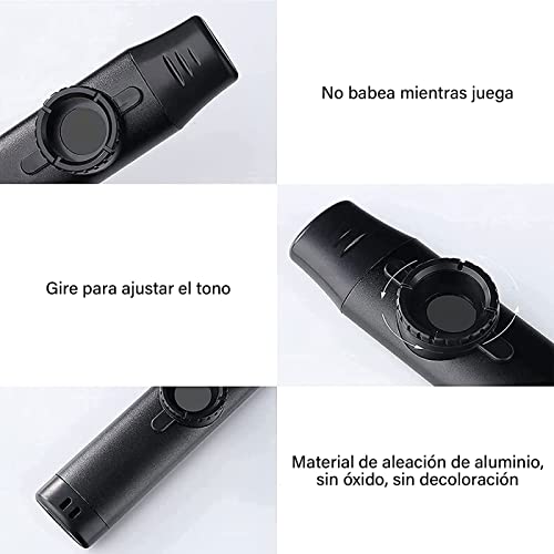 Kazoo Instrument de Musique en Métal Kazoo avec 5 Membranes Diaphragmes de Bocca, bon Compagnon pour Guitare, Ukulélé… - Les Beatles, Paul McCartney, John Lennon, RIngo Starr, George Harrison Kazoo Instrument de Musique en Métal Kazoo avec 5 Membranes Diaphragmes de Bocca, bon Compagnon pour Guitare, Ukulélé… – Image 5