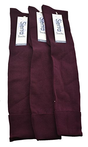 3 Pack Girls Knee High Socks - Unisex Soft Knee High School Uniform Dress Socks - Durable and Breathable - Kids Long socks3