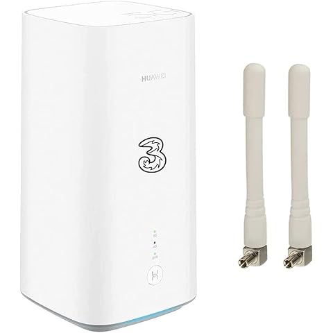 3 Network Huawei H112-370 CPE Pro 5G Home/Office Wi-Fi 6 Router. 2.3GBPS. With 2 x External Antennas. Works with any 3 Network or Smarty Sim Card. 2.4/5GHz Wi-Fi + VPN (Renewed) Cover