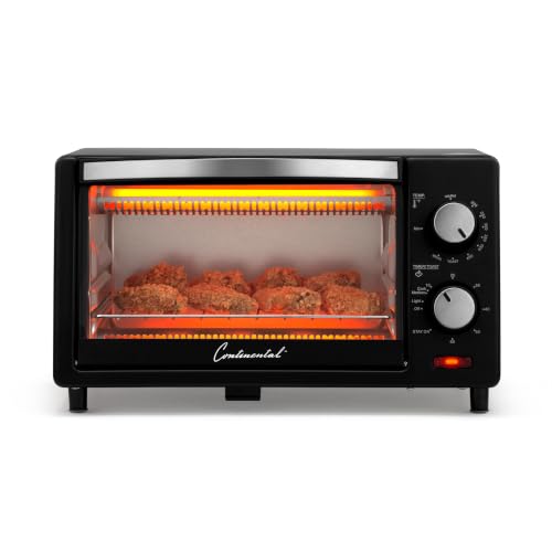 Continental Electric 4-Slice Toaster Oven & Broiler, Black CE-TO109 by Continental Electric - Used condition - Image 2