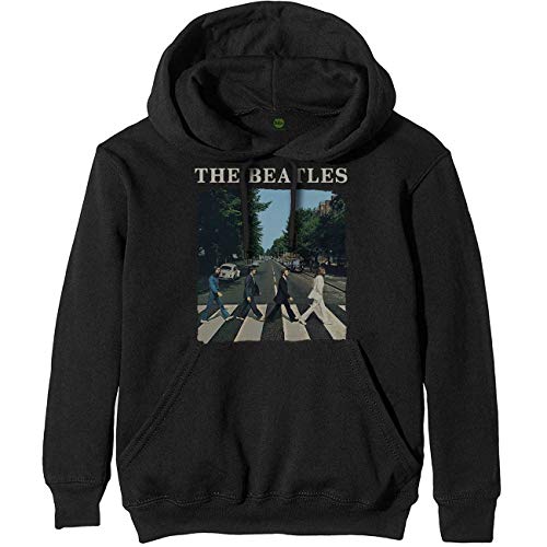 Rock Off The Beatles Abbey Road Hooded Sweatshirt Men’s Large Hoodie - Les Beatles, Paul McCartney, John Lennon, RIngo Starr, George Harrison Rock Off The Beatles Abbey Road Hooded Sweatshirt Men's Large Hoodie