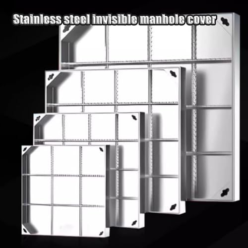 Tapa de registro galvanizada transitable y resistente para patios 4