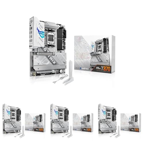 Image of ASUS ROG Strix X870-A Gaming WiFi AMD AM5 X870 ATX Motherboard 16+2+2 Power Stages,Dynamic OC Switcher,Core Flex,DDR5 AEMP,WiFi 7,4X M.2,PCIe 5.0,Q-Release Slim,USB4,AI OCing&Networking,(Pack of 4)