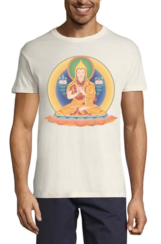 T-shirt méditation coton pour homme idéal pour vos séances de yoga et moments zen