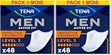 TENA MEN livello di protezione 3, Pacco Scorta Mensile - Protezioni assorbenti specifici per perdite urinarie maschili, discreti e confortevoli, 48 protezioni (Confezione da 2)