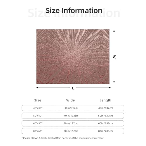 Couverture de lit microfibre douce EdWal or rose toutes tailles - 8