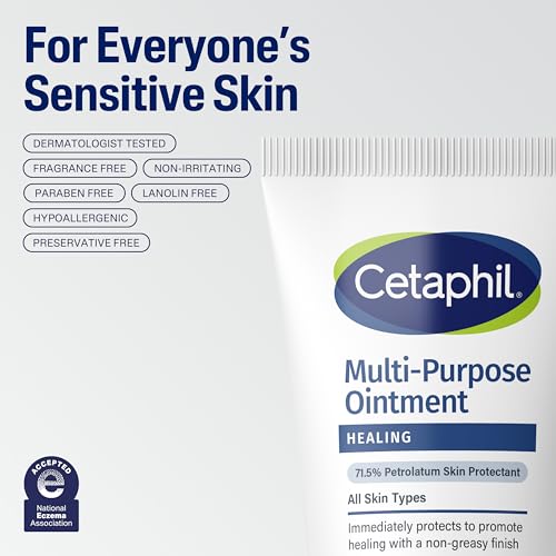 Cetaphil Healing Ointment, Soothes & Protects Dry, Chapped Skin, 12oz - image 6