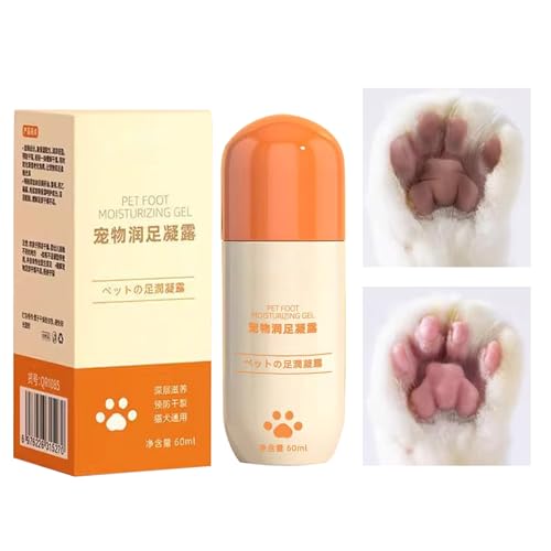 Bálsamo para Patas De Gatos - Crema Hidratante Y Reparadora para Almohadillas De Cachorros,Protección Multifuncional con Nutrientes: Reparación De Grietas En Patas para Perros Y Gatos