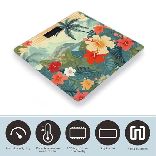 Balanza Digital de Baño, Capacidad 400 lb, Pantalla LCD miniatura 3