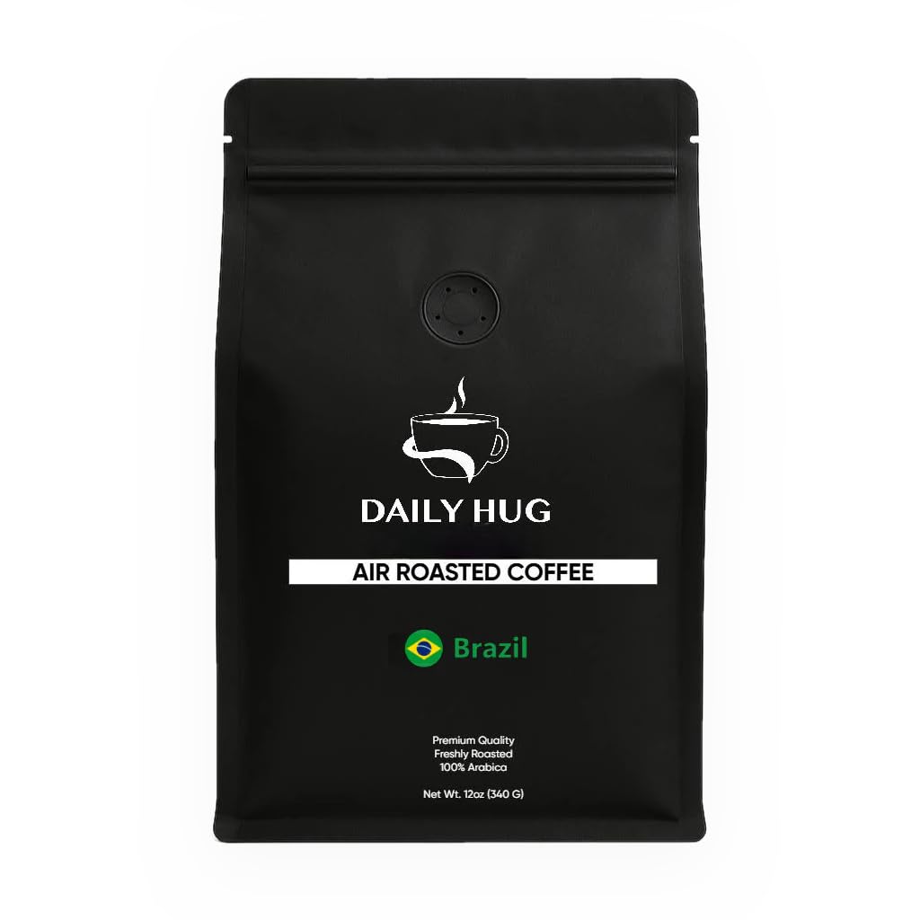 Daily Hug Brazilian Coffee, Medium Roast, Auto-Drip Ground, 12 oz