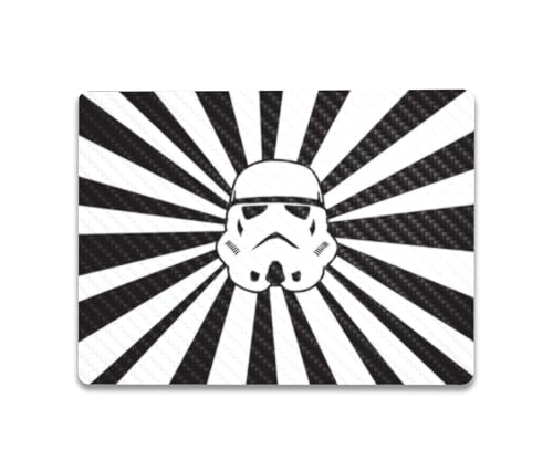 Image of MightySkins Carbon Fiber Skin Compatible with Microsoft Surface Laptop Go 3 (2023) Full Wrap Kit - Star Rays | Protective, Durable Textured Carbon Fiber Finish | Made in The USA