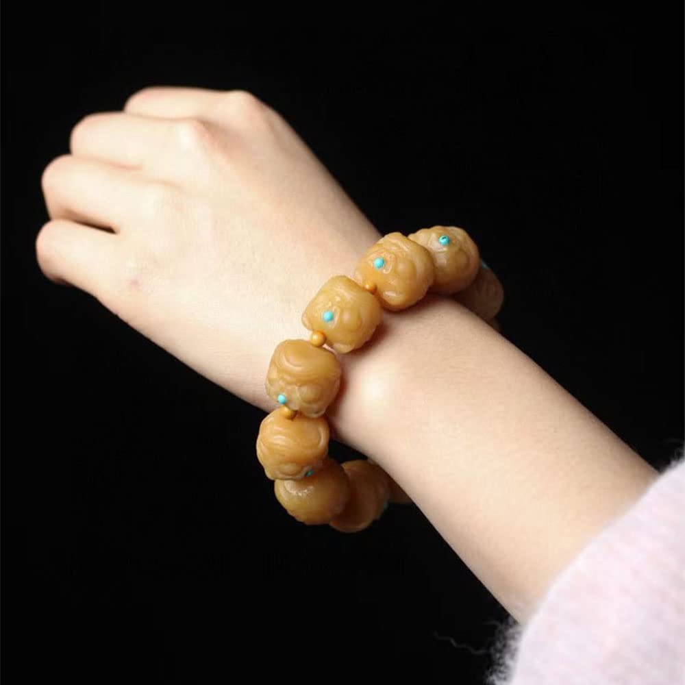Bracciale Bodhi con Perline Squisito Leone Danzante