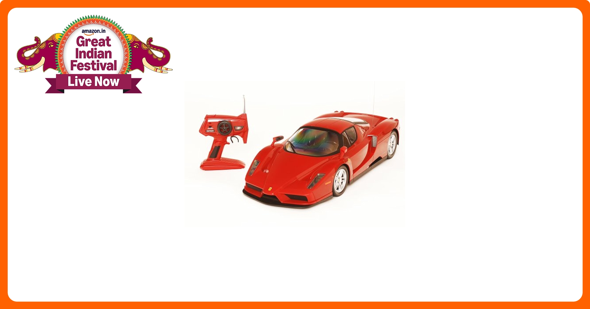 1/7スケールのFerrari Enzo 新品　動作確認品　リモコン Ferrari Enzo - 1:7 Scale : Amazon.in: Toys & Games