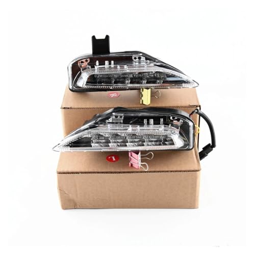 XCZPRKMXY LED DRL Daytime Running Light Front Bumper Fog Lamp Assembly with Turn Signal Accessories Compatible With Infiniti Q50 Sport 2014 2015 2016