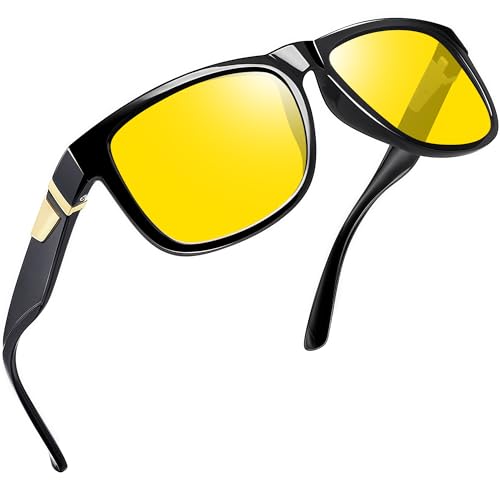 Image of Joopin Polarized Sunglasses Men Women UV400 Protection, Big Chunky Square Sun Glasses, Designer Shades Retro Sunnies Driving