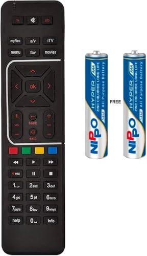 Image of Orginal Remote Smart Remote Control for Jio Set-Top Box | Bluetooth with Voice Command | Hotstar & Netflix Shortcut Buttons (Airtel Remote)