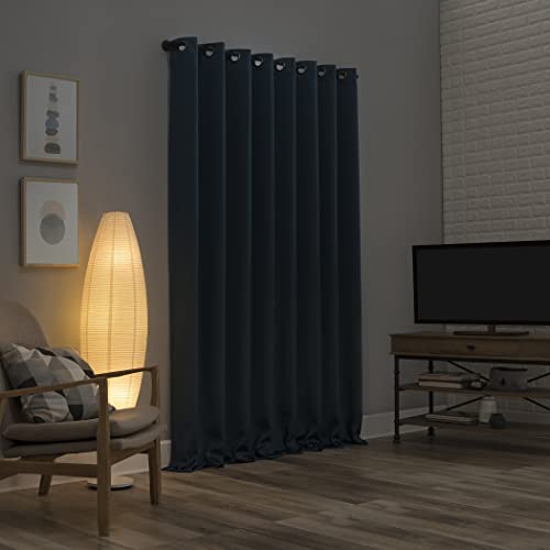 Rideaux occultants bleu sarcelle 132x137cm Sun Zero - 3