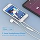 3,5 mm Kopfhörerstecker mit Kabel, In-Ear Kopfhörer für Samsung, Hochauflösende Ohrhörer mit Mikrofon und Lautstärkeregler Kompatibel mit Sony Google Xiaomi MP4 MP3 Huawei, usw 3,5mm Audiogeräte
