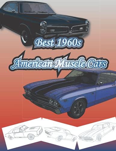Best 1960s American Muscle Cars.: (1960-1970), Car coloring book, Car coloring...