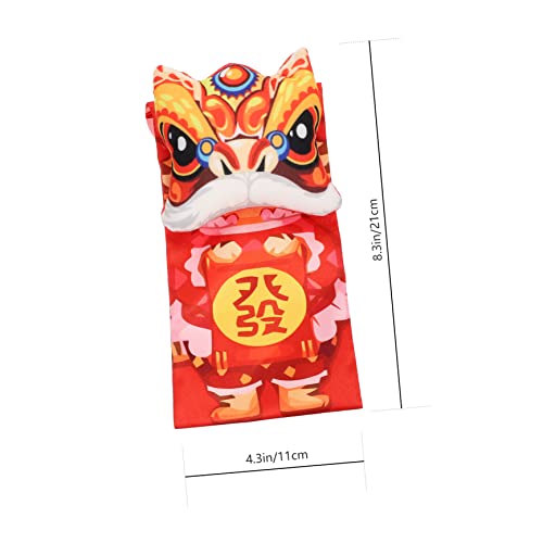 Angoily Year Cloth Red Envelope Doll Bag for Boys and Girls Crossbody Purse Strap for Chinese Year Red Packet Holder Boys and Girls-friendly Design2