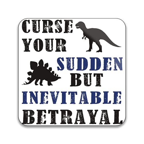 Gift Insanity White Firefly Serenity Curse Your Sudden - Pack Of 10 Square Stickers - 55Mm X 55Mm