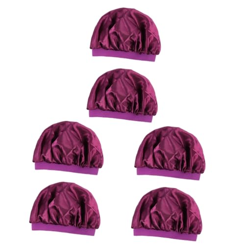 Chapeau de sommeil pour cheveux bouclés et crépus avec large bande souple