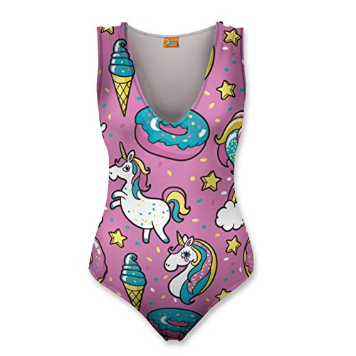 FISHIKII | Bañador Unicornios - Poliéster 82% Cover