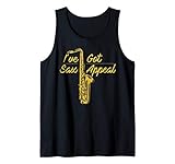 I've Got Sax Appeal Saxofonista Saxo Saxofón Vintage Música Jazz Camiseta sin Mangas