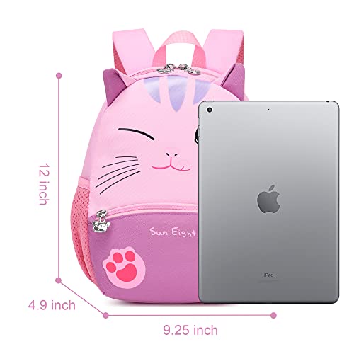 Reqinqin Toddler Backpack Cute Animal 3D Cat Cartoon School Kids Backpack Bag For Baby Girl Boy For Age For 1-5 Years Lightweight Travel Children Cat Backpack （Cat） #TOP1