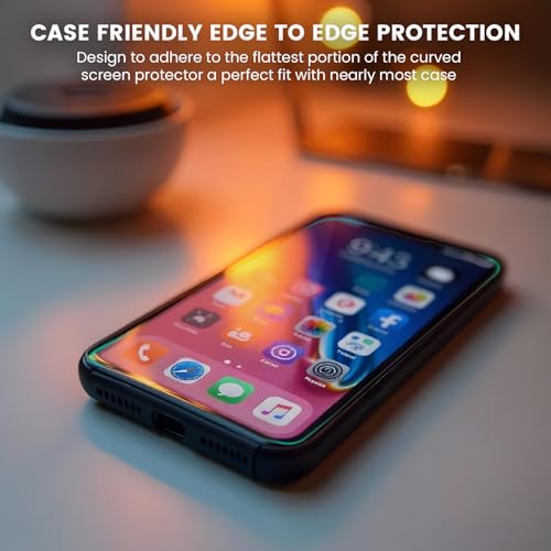 Image of GRIPP 0.3mm Japanese HD Tempered Glass Screen Protector for iPhone 16e, iPhone 17e, iPhone 14, iPhone 13, iPhone 13 Pro (6.1 inch), 2.5D Round Edges, Scratch-Resistant, 9H Hardness, Bubble Free