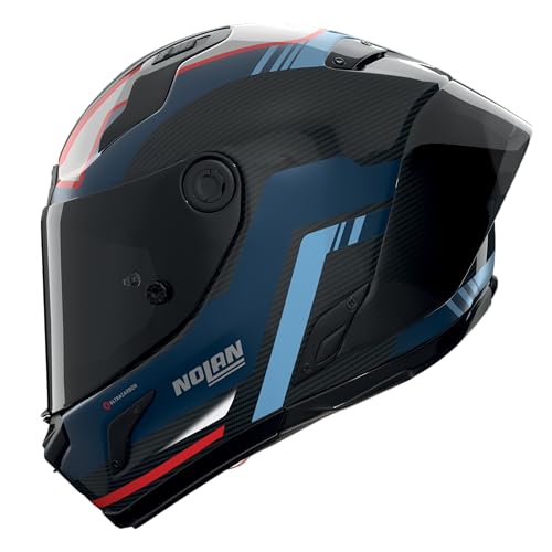 Nolan X-804 RS Ultra Carbon Piega Helmet, blue/rot, XS (55)