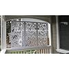 VIMA (Suflo) Decorative Wall Art Panel - 48 L x 24 W x 1/2 H, White Color PVC Board Panel with Private Screen Fence Design for Home Renovation & Wall Decor