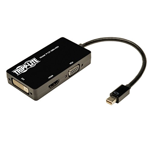 Tripp Lite Keyspan Mini DisplayPort to VGA/DVI/HDMI, Black, Standard (6