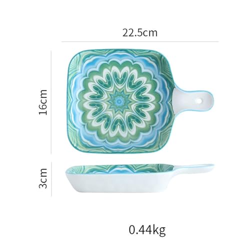Plat four rectangulaire céramique pour riz cuit au fromage domestique