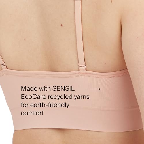 Image of SPANX SPANXsmooth EcoCare Seamless Shaping Longline Bralette - Comfortable Everyday Bralette - Women's Bra with No Underwire