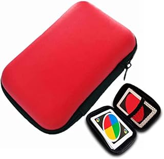 Travel Carrying Case Compatible for UNO Card Games - Hard Waterproof Anti-Scratch Case