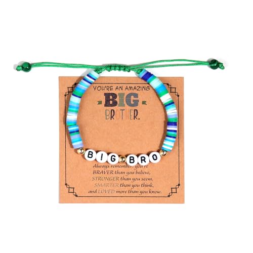 Big Sister Bracelets Big Bro Bracelets for Women Men Birthday Bracelets Sister Jewelry-Style D