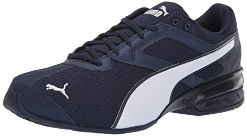 PUMA Men's Tazon 6 Sneaker, Peacoat Black White, 14 M US