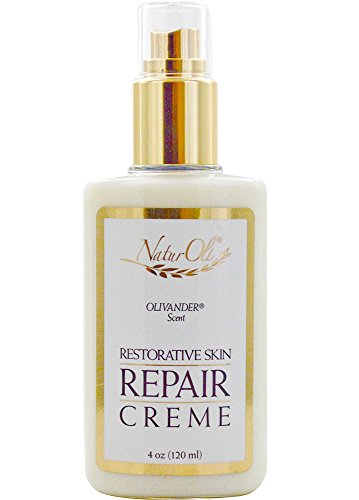 NaturOli Restorative Skin Repair Creme - 4.0 oz. A Genuine 100% Natural Skin Repair Creme. an Amazingly Nourishing & Highly Effective - Gluten Free! - Made in USA!