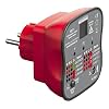 Benning SDT 1. Stekkertester (test van geaarde stopcontacten, test 2-polig, spanningsmeetbereik 230 V AC, lemmetlengte…